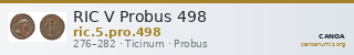 RIC V Probus 498 — CANOA