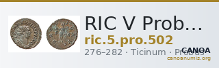RIC V Probus 502 — CANOA