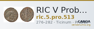 RIC V Probus 513 — CANOA