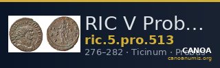 RIC V Probus 513 — CANOA