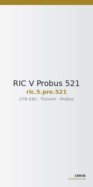 RIC V Probus 521 — CANOA