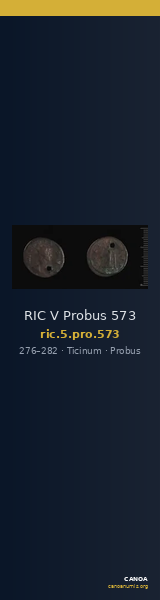 RIC V Probus 573 — CANOA