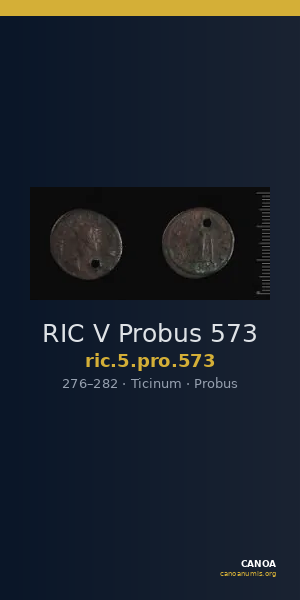 RIC V Probus 573 — CANOA