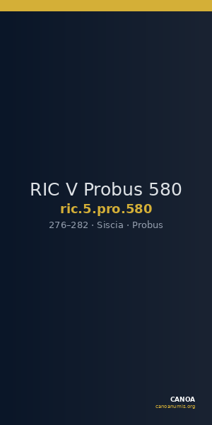 RIC V Probus 580 — CANOA