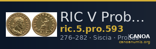 RIC V Probus 593 — CANOA