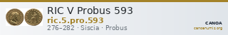 RIC V Probus 593 — CANOA