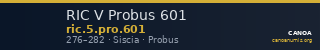 RIC V Probus 601 — CANOA