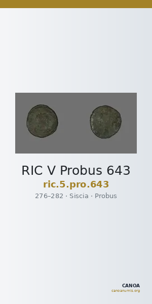 RIC V Probus 643 — CANOA