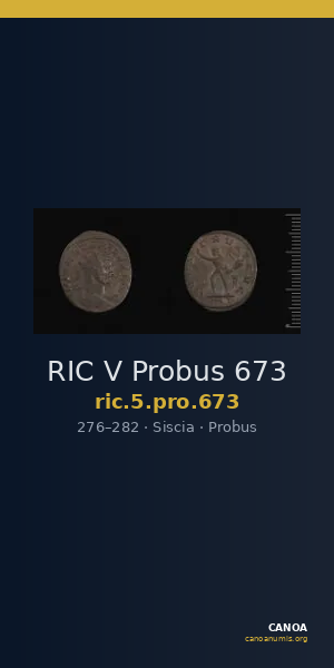 RIC V Probus 673 — CANOA