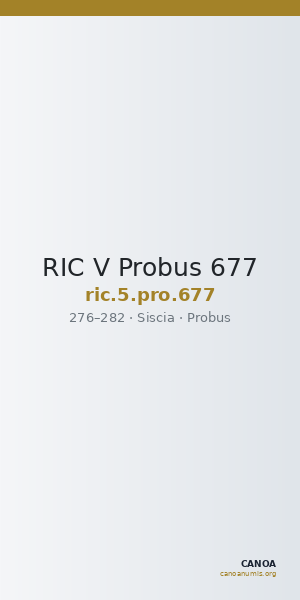 RIC V Probus 677 — CANOA
