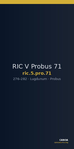 RIC V Probus 71 — CANOA