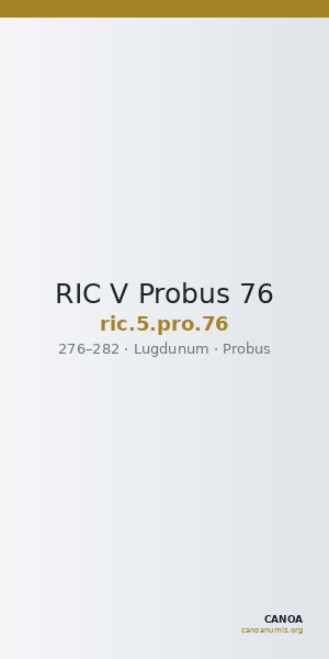RIC V Probus 76 — CANOA