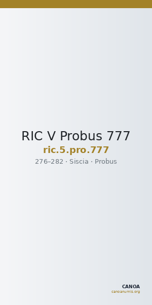RIC V Probus 777 — CANOA