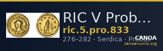 RIC V Probus 833 — CANOA