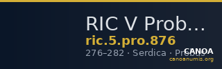 RIC V Probus 876 — CANOA