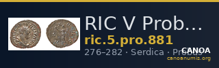 RIC V Probus 881 — CANOA