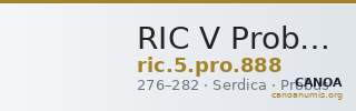 RIC V Probus 888 — CANOA