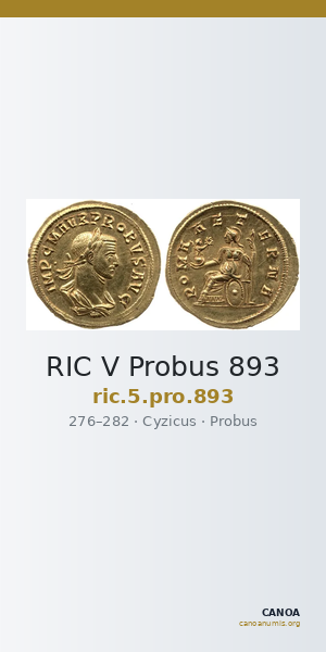 RIC V Probus 893 — CANOA