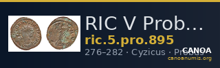 RIC V Probus 895 — CANOA