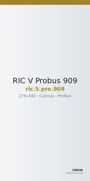 RIC V Probus 909 — CANOA