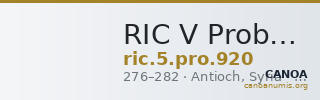 RIC V Probus 920 — CANOA