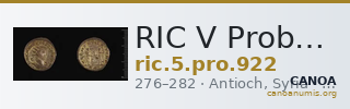 RIC V Probus 922 — CANOA