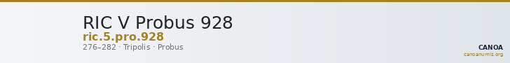 RIC V Probus 928 — CANOA