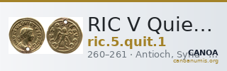 RIC V Quietus 1 — CANOA