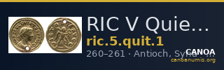 RIC V Quietus 1 — CANOA