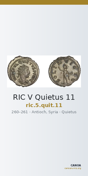 RIC V Quietus 11 — CANOA