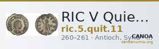RIC V Quietus 11 — CANOA