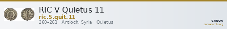 RIC V Quietus 11 — CANOA