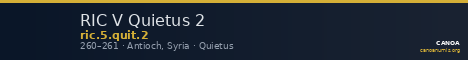 RIC V Quietus 2 — CANOA
