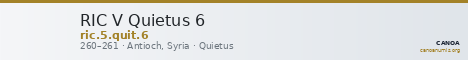RIC V Quietus 6 — CANOA