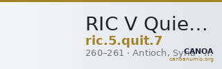 RIC V Quietus 7 — CANOA