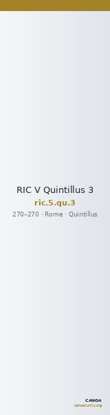 RIC V Quintillus 3 — CANOA
