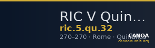 RIC V Quintillus 32 — CANOA