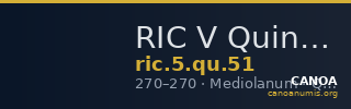 RIC V Quintillus 51 — CANOA