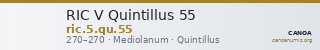 RIC V Quintillus 55 — CANOA