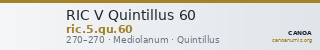 RIC V Quintillus 60 — CANOA