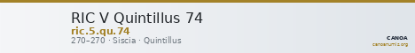 RIC V Quintillus 74 — CANOA