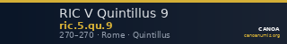 RIC V Quintillus 9 — CANOA