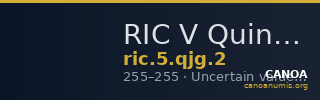 RIC V Quintus Julius Gallienus 2 — CANOA