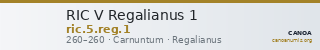 RIC V Regalianus 1 — CANOA