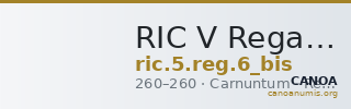 RIC V Regalianus 6 (bis) — CANOA