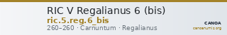 RIC V Regalianus 6 (bis) — CANOA