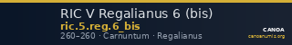 RIC V Regalianus 6 (bis) — CANOA