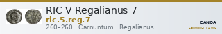 RIC V Regalianus 7 — CANOA