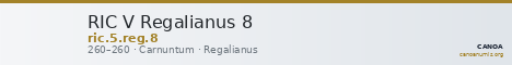 RIC V Regalianus 8 — CANOA