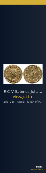 RIC V Sabinus Julianus 1 — CANOA